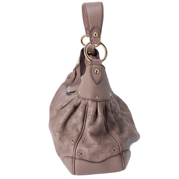 Louis Vuitton Monogram Mahina Solar PM Shoulder Bag M93445 Poudre Taupe Leather - Picture 6 of 12